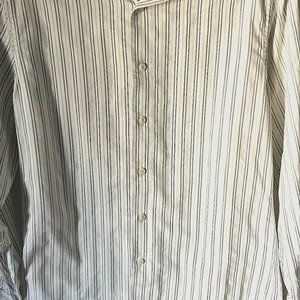 Apt 9 Premium Collection Men's Striped Button-Down Shirt, size S